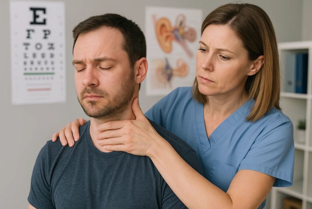 why vestibular rehab - Therapist explaining cervical instability as the hidden cause of vestibular rehab failure