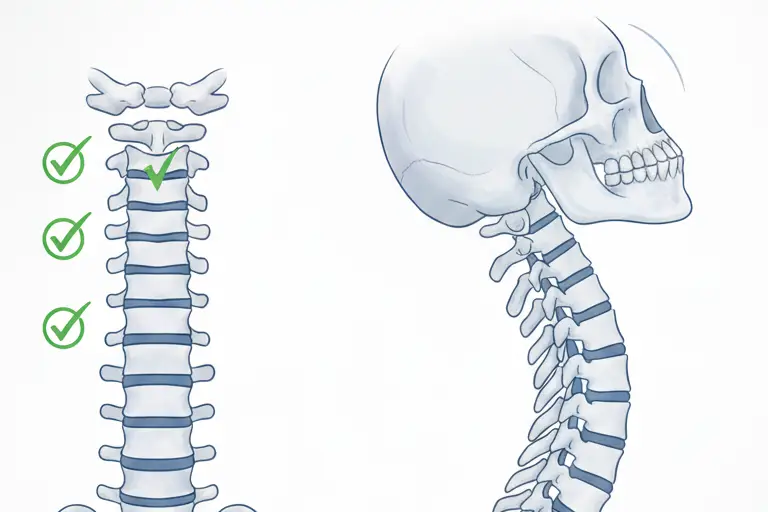 A person clutches their neck with an expression of discomfort, with blue concentric circles emanating from the neck area, suggesting a cracking sensation. The phrase 'CHRONIC-NECK-CRACKING' is prominently displayed at the top of the image.