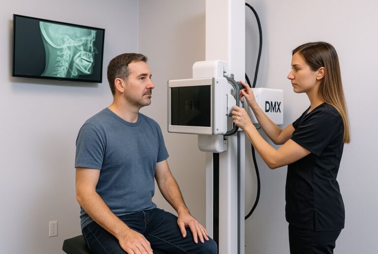 Digital Motion X-Ray in Miami used to diagnose TMJ and jaw pain linked to cervical instability